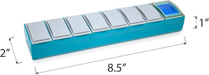 e-Pill Sync Smart Pillbox – Automatic Self-Learning Pill Organizer with Missed Dose Alerts, No Programming Required, Medication Reminder