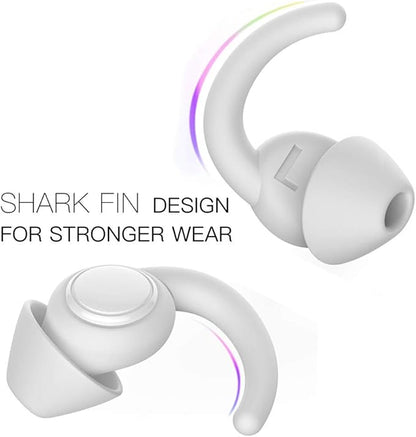 Ear Plugs for Sleeping, Noise Reduction Reusable Earplugs for Sleep, Hearing Protection Soft Comfy Silicone Ear Plugs for Concerts, Focus, Travel, Work, 33dB Noise Cancelling (navyblue)
