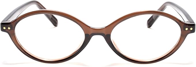 TIJN Olisa Blue Light Blocking Glasses for Women Men,Oval Glasses Frame Bluelight Glasses for Gaming/Computer/Screen