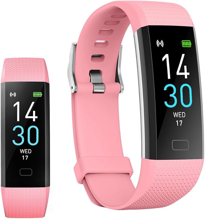 Fitness Tracker with Heart Rate Monitor/Step Counter/Calories, Activity Tracker Smart Watch Sleep Monitor, IP68, Health Tracker Pedometer for Women Man