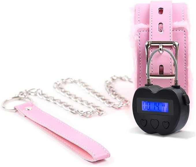 Metal Timer Lock,Electronic Time Padlock,LCD Display Time Lock,USB Rechargeable Timer Lock Behavioral Habit Aid