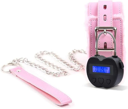 Metal Timer Lock,Electronic Time Padlock,LCD Display Time Lock,USB Rechargeable Timer Lock Behavioral Habit Aid