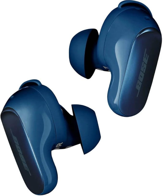 Bose QuietComfort Ultra Noise Cancelling Earbuds - Lunar Blue (Renewed)