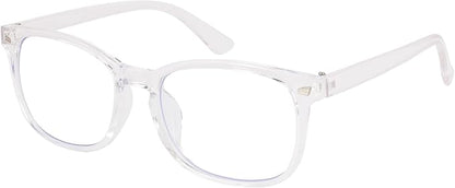 Blue Light Glasses for Woman Men | 99% Blue Light Blocking Glasses | Computer Glassess | Gaming | TV Phone Screen Reader Square Frame | Anti Eyestrain & UV Glare,1 Pack