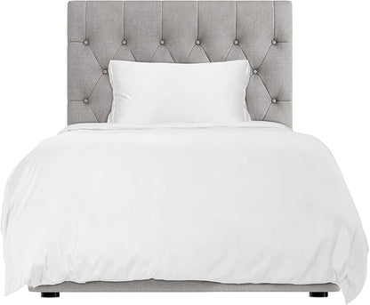 Hotel Sheets Direct 2 Piece Twin XL Duvet Cover Set, 100% Viscose Derived from Bamboo Comforter Cover with 1 Pillow Sham, Moisture-Wicking, Silky Soft Texture, Cooling, Breathable, Easy Care, White