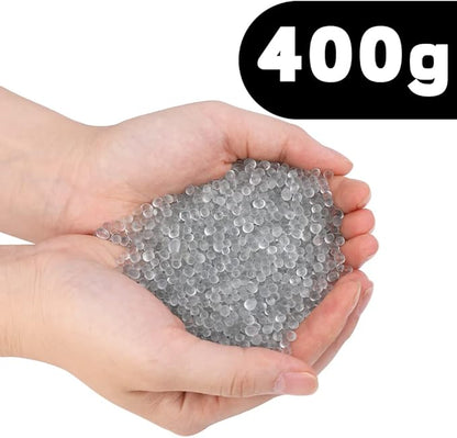 400g/14.1oz Premium Stuffing Beads, Stuffing for Stuffed Animals, Sandbags,Glass Filling Beads, Filled Bead Weighted Stuffed Bead for Halloween Christmas Craft DIY Decor