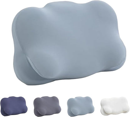 Cloud Pillow - Ergonomic Memory Foam Pillows, for Side, Back, and Stomach Sleepers, Adjustable Memory Foam with Breathable Cover for Optimal Comfort (Light Blue)