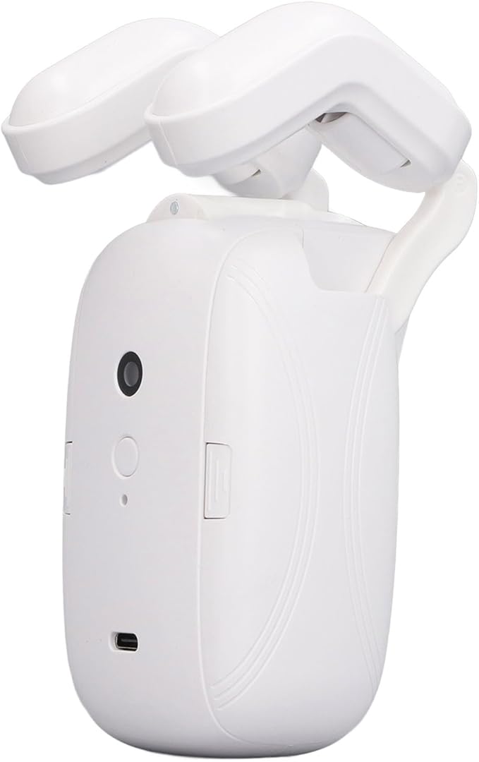 Smart Curtain Motor Automatic Opener for Roman Rod Tracks, Quiet Electric Curtain Opener with App Control 10ms Speed 4000mAh Battery for Bedroom Living Room Office