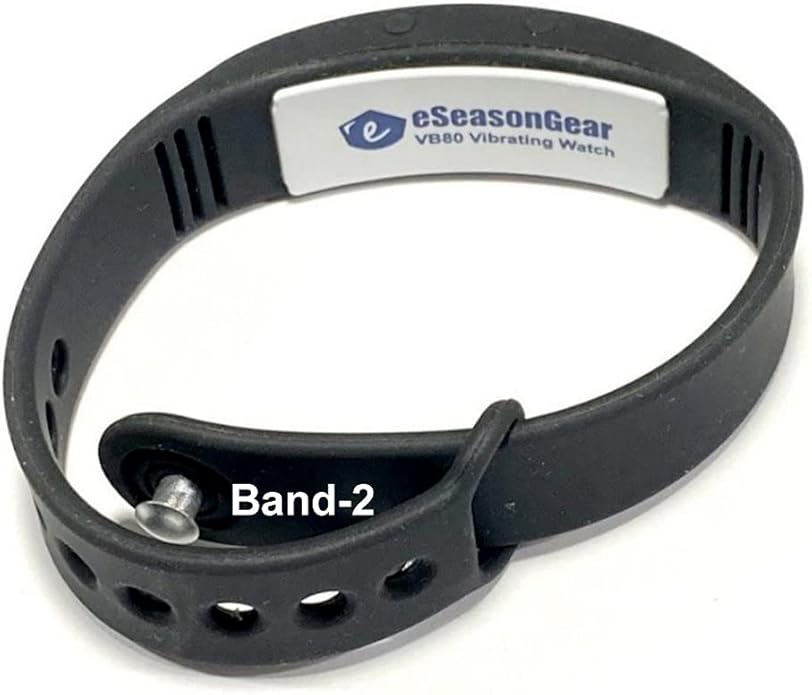 VB80 12 Alarm Vibrating Watch, Silent Vibration Shake Wake ADHD Medication Reminder