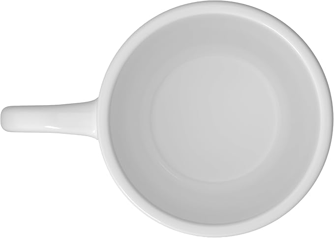Relaxation Breathing Vagus Nerve Stimulation Stress Relief Ceramic Mug, White