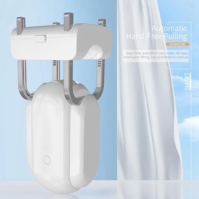 Automatic Curtain Opener Robot Smart Curtains Rod Home Device with Remote Control, Switch Manual Easy Install