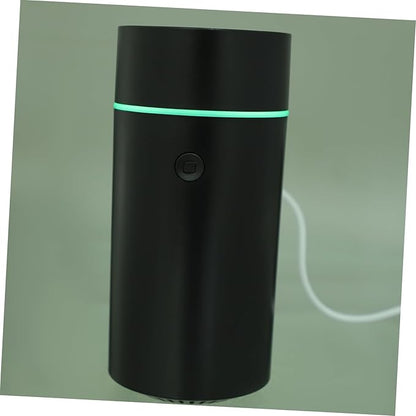 PartyKindom Portable Usb Diffuser Car Humidifier for Essential Oils Compact Black Design for Home Office Travel Improves Air Quality Relieves Dry Skin