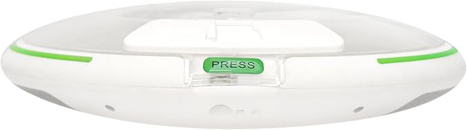 Automatic Pill Dispenser with Flashing Light, Sound, Alarm and Safety Lock, 28-Day Electronic Medication Organizer – Dispense Vitamins and Tablets Up 6 Times/Day – Easy Read Display (Frosted)