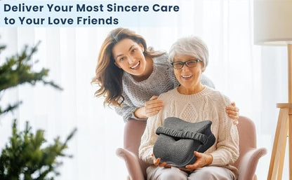 Knee Pillow for Side Sleepers, Long 13.8" Knee Leg Pillow for Side Sleeping, Memory Foam Smooth Spine Alignment Pillow, Sciatica Pain Relief Pillow with Ergonomic Design- Large, Gray (Butterfly)