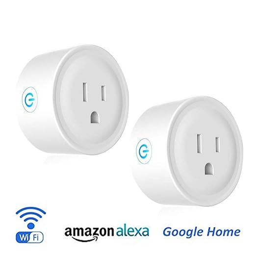 Deco Gear 6 Pack WiFi Smart Plug (Compatible with Amazon Alexa & Google Home), Control Appliances and Electronics from Anywhere