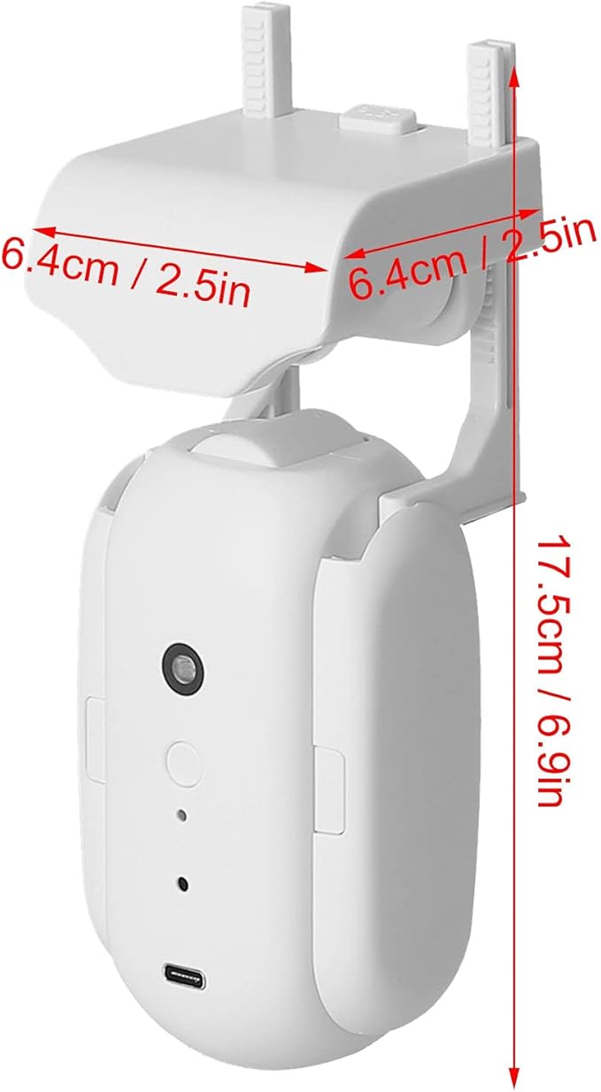 Smart Automatic Curtain Opener, Bluetooth Automatic Smart Curtain Opener Curtain Closer Automatic, Remote Control with App/Timer, Supports Timer Opening/Closing of Curtains, Track Installation