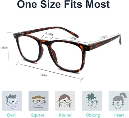 AOSM Blue Light Glasses for Men & Women,Gaming glasses Anti-Glare UV400 Protection,Blue Light Blocking to Relieve Eye Strain