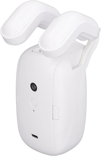 Smart Curtain Motor Automatic Opener for Roman Rod Tracks, Quiet Electric Curtain Opener with App Control 10ms Speed 4000mAh Battery for Bedroom Living Room Office