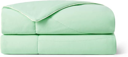 Dream Valley Outlast® Queen Cooling Comforter, NASA-Grade Instant Cooling Blanket for Hot Sleepers, Luxurious Comforter for All Season, Mint Macaron, 90"x90"