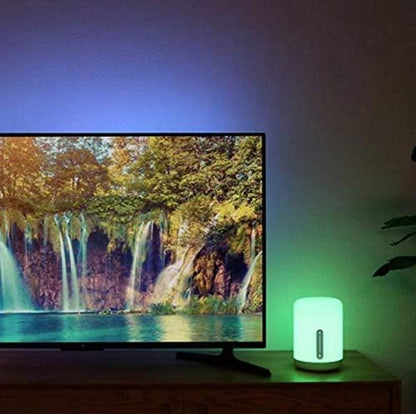 Xiaomi Mi Smart Bedside Lamp 2, Colorful Bedside Table Light Lamp Bluetooth WiFi Touch APP Control Apple Home Kit