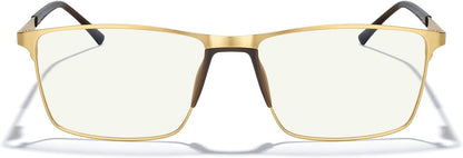 MERRY'S Fashion Blue Light Blocking Glasses - Reading Glasses Metal Frame Spring Hinge Readers for Men Eyeglasses