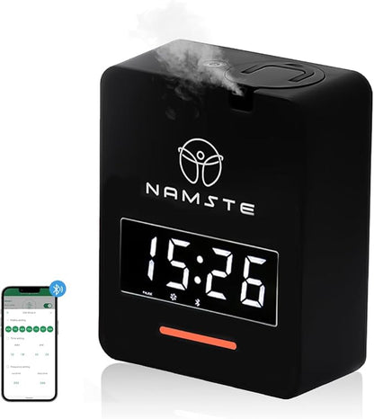 Smart Waterless Diffuser HVAC Scent Machine with Clock & Bluetooth Control 3000 Sq.Ft - Essential Oil Level Monitoring 300ML Diffusers Cold Air Tech for Large Room Home Office Aromatherapy