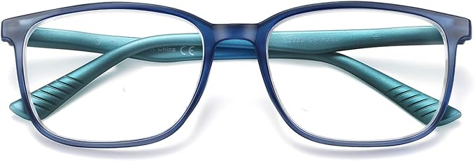 Reading Glasses for Men,Blue Light Blocking Readers for men with Comfort Spring Hinge