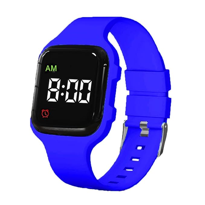 Vibrating Alarm Watch, Potty Training Watch Water Resistant Medical Reminder Wristband with Timer (Navy Blue)