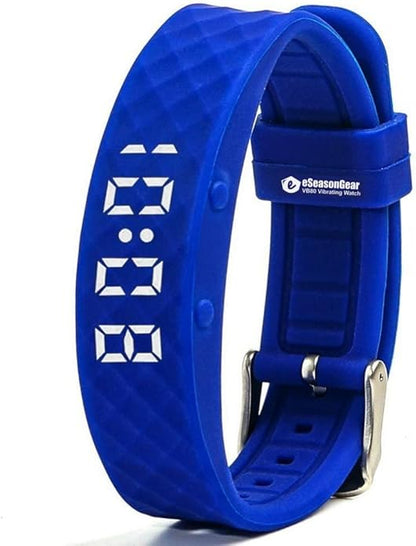 VB80 12 Alarm Vibrating Watch, Silent Vibration Shake Wake ADHD Medication Reminder