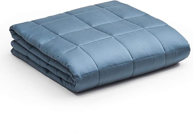 HomeSmart Cooling Weighted Blanket King Size 30 lbs, Designed with Hi-Tek Stay Cool Fabric, Machine Washable, Perfect for Couples, Also Fits California King Beds