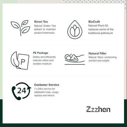 ZZZhen Weighted Blanket - High Breathability - 48''72'' 15LB - Premium Heavy Blankets - Calm Sleeping for Adult and Kids, Durable Quilts Grey, 48''72'' - 15LB