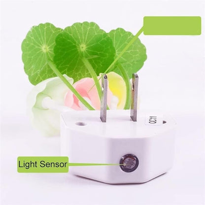 ZEZHOU Sensor LED Mushroom Night Lights - Color Changing Cute Plug in Wall Lamp, Energy Saving NightLight for Adults Kids Bedroom, Bathroom, Toilet, Stairs, Kitchen, Hallway Corridor