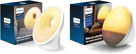 Sleep and Wake-Up Light, Simulated Sunrise and Sunset & Wake-up Light, Colored Sunrise and Sunset Simulation, 5 Natural Sounds