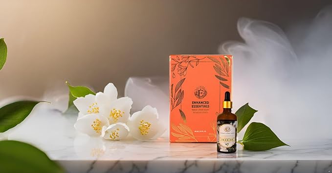 Luxurious Jasmine Essential Oil | Slow Distilled & Exotic| for Home,Diffusers,Skin & Hair Care,Aromatherapy,Bath,Perfume,Soap & Candle Making|with Glass Dropper| 3.38 fl oz (100 ml)