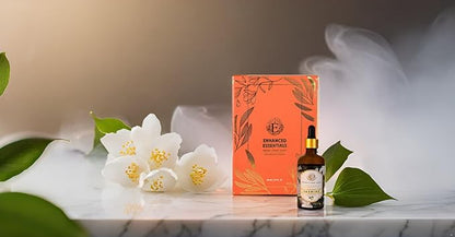 Luxurious Jasmine Essential Oil | Slow Distilled & Exotic| for Home,Diffusers,Skin & Hair Care,Aromatherapy,Bath,Perfume,Soap & Candle Making|with Glass Dropper| 3.38 fl oz (100 ml)