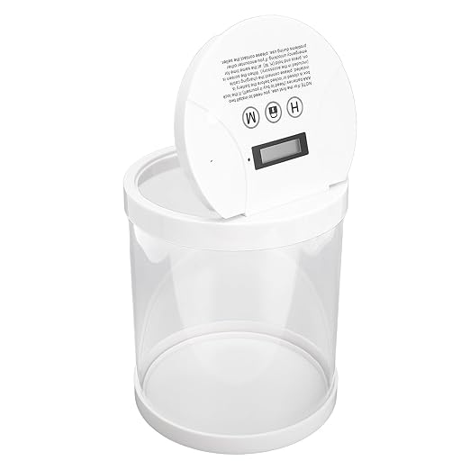 Time Locking Box for Cell Phone, Food Smart Timed Lock Box, LCD Auto Unlocking Timed Lock Storage Container