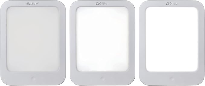 OttLite ClearSun LED Light Lamp – Natural Daylight LED Light, UV-Free, 3 Touch-Controlled Brightness Levels, Sleek Space-Saving Design