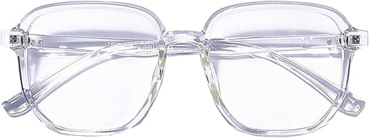 Blue Light Blocking Glasses Reading Glasses for Women Men Square Nerd Eyeglasses Frame Lightweight Reduce Eye Strain