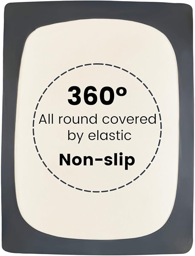 SLEEP ZONE Mattress Pad Cal King Cooling Mattress Topper, Quilted Fitted Mattress Cover, Machine Washable Mattress Protector, Soft Fluffy Down Alternative, Deep Pocket 8~21 inch (Black, Cal King)