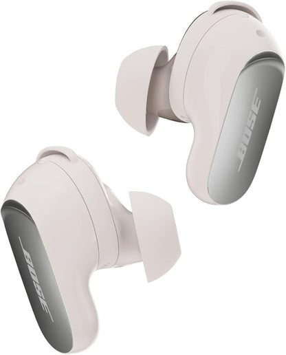 Bose QuietComfort Ultra Earbuds (2nd Gen) - Wireless Noise Cancelling Earbuds with Mic, Immersive Audio, USB-C Charging, Up to 6 Hours Battery, IPX4 Rating, White Smoke