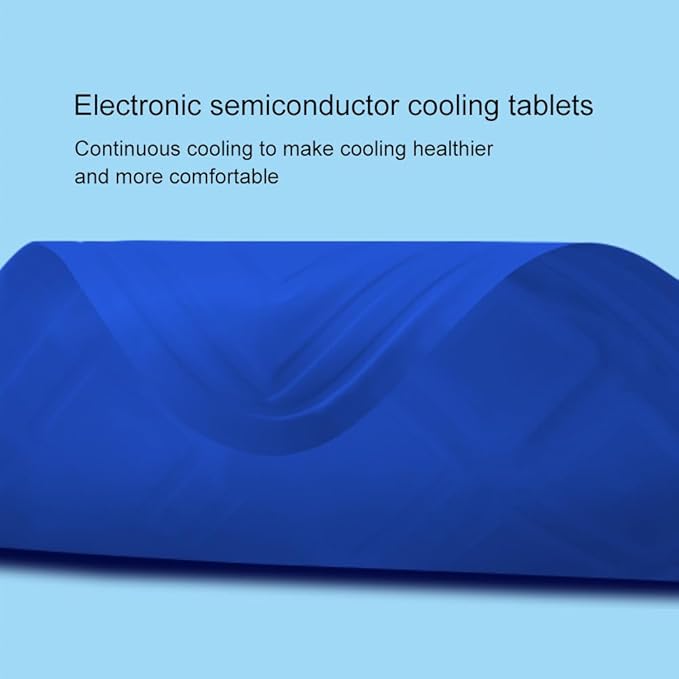 Bed Cooling System Water Cooling Pad, 70W with 2 Gear Adjustment and 1-9 Hour Timer, Summer Mattress Cooler for Single or Double Beds, 140x160cm