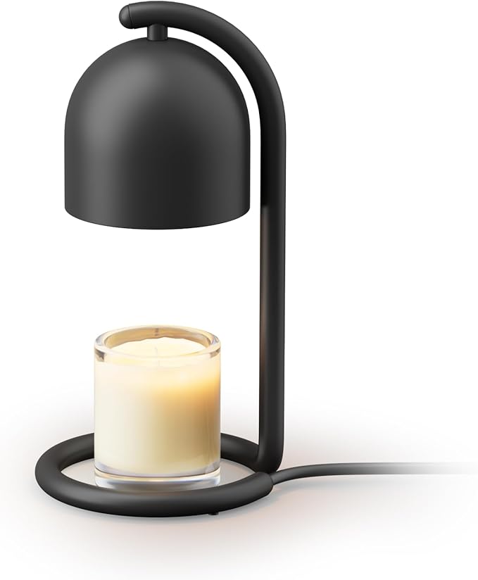 SwitchBot Smart Candle Warmer Lamp with Timer & Voice Control — Dimmable Flameless Candle Wax Melter, Matter-Enabled for Apple Home & Alexa, Perfect Valentine & Birthday Gift for Women, Home Decor