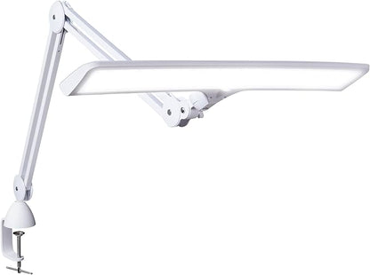 Daylight Company Lumi Task Lamp,+95 CRI, 4000 Lux,Craft Light, Super Bright Desk Lamp, Touch Dimmable, 2 Brightness Levels, Ideal Table Light, Drawing Lamps - Metal - 15 W