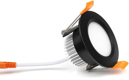 YGS-Tech 3 Inch LED Recessed Lighting, Dimmable Downlight 5W(40W Halogen Equivalent), CRI80, 4000K Natural White, Ceiling Light with LED Driver(1 Pack)