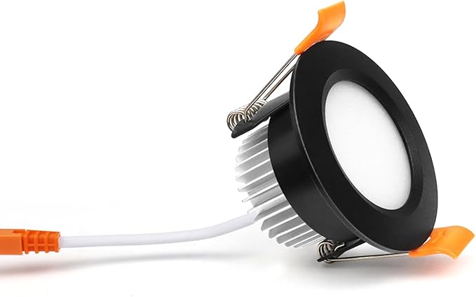 YGS-Tech 2 Inch LED Recessed Lighting, Dimmable Downlight 3W(35W Halogen Equivalent), CRI80, 2700K Ultra Warm White Ceiling Light with LED Driver(1 Pack)