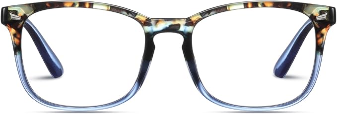 Reading Glasses for Women Men - Blue Light Blocking UV Filter Readers, Anti Eyestrain Eyeglasses