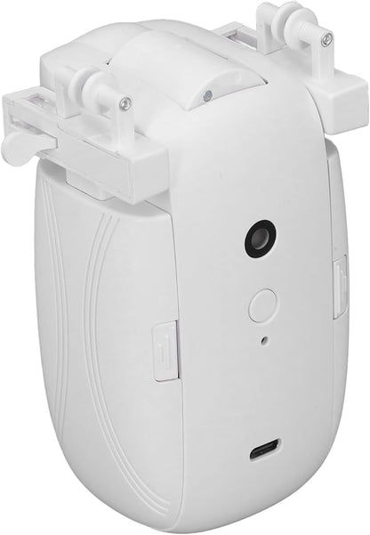 Focket Smart Curtain Opener, WiFi Remote Control App Timer Voice Light Sensor Quiet Motor for U I Rails with Automatic Operation and 10m S Speed