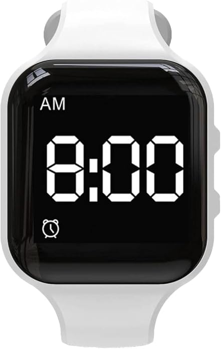 Vibrating Alarm Watch Water Resistant Wake Up Wristband Silent Medical Reminder Watch - with Timer and 15 Daily Alarms