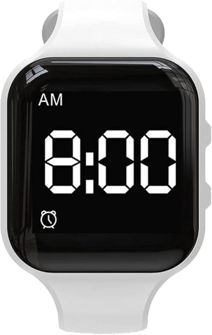 Vibrating Alarm Watch Water Resistant Wake Up Wristband Silent Medical Reminder Watch - with Timer and 15 Daily Alarms