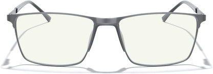 MERRY'S Fashion Blue Light Blocking Glasses - Reading Glasses Metal Frame Spring Hinge Readers for Men Eyeglasses